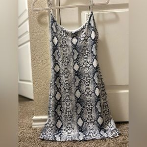 Windsor Snake Skin Mini Dress